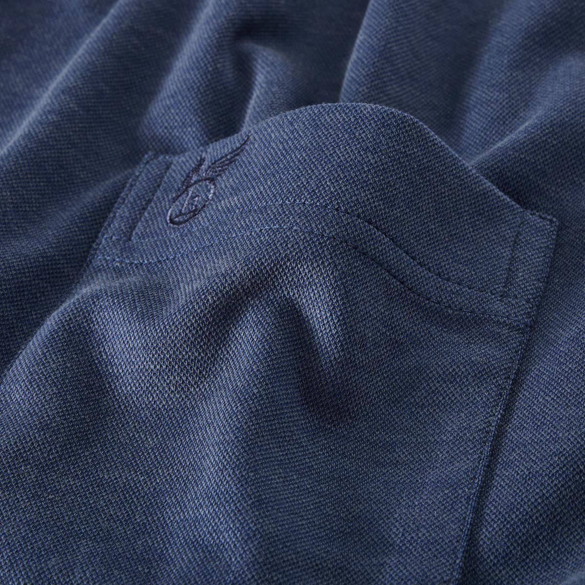 Hajo Poloshirt "Soft Knit", hautsympathisch marine