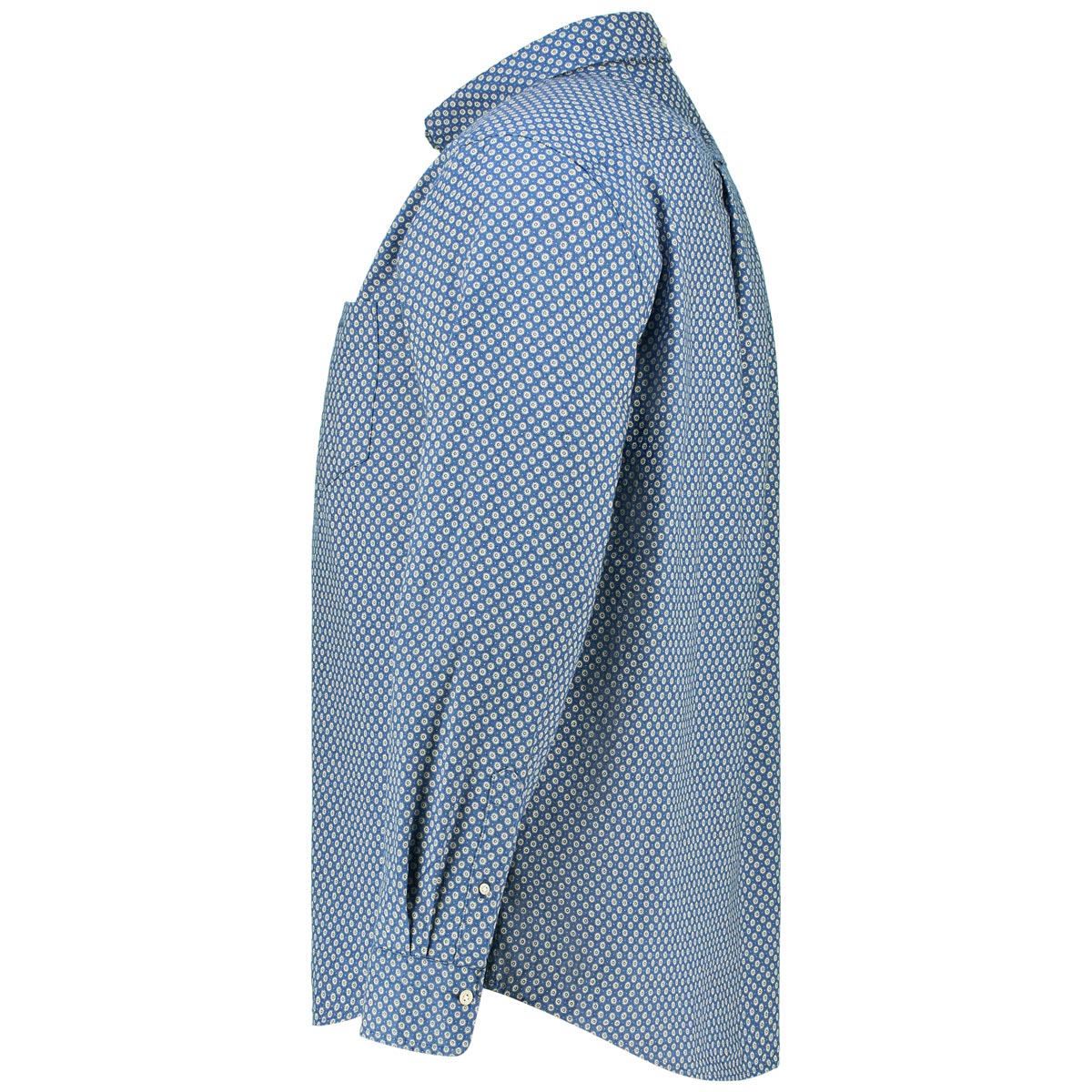 Gant Freizeithemd mit Leinen blau