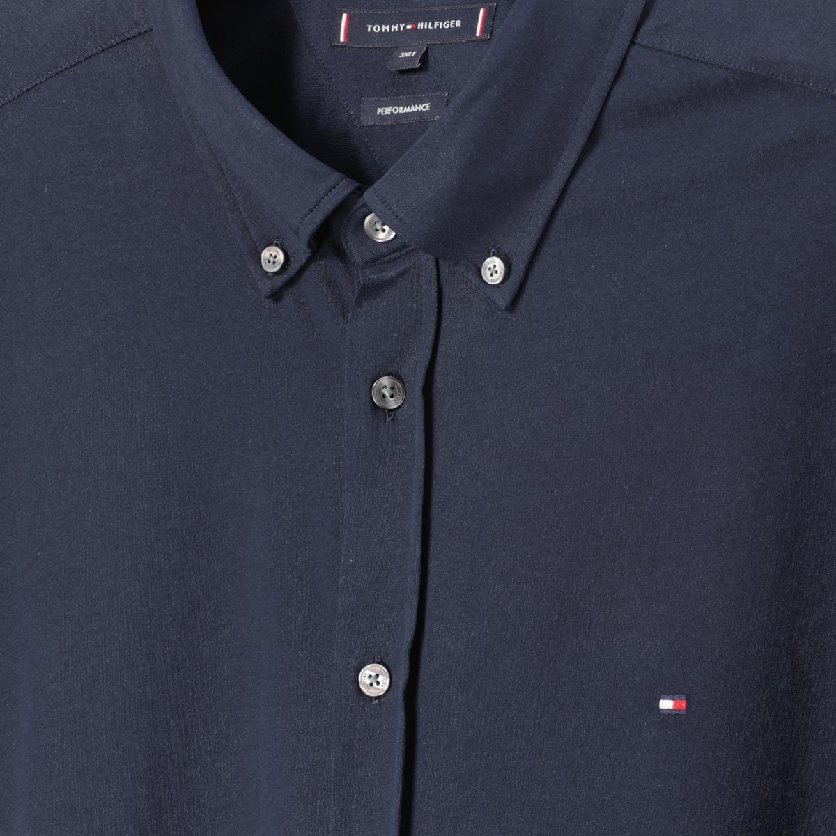 Tommy Hilfiger Freizeithemd aus Stretch-Jersey marine Tommy Hilfiger Freizeithemd aus Stretch-Jersey marine