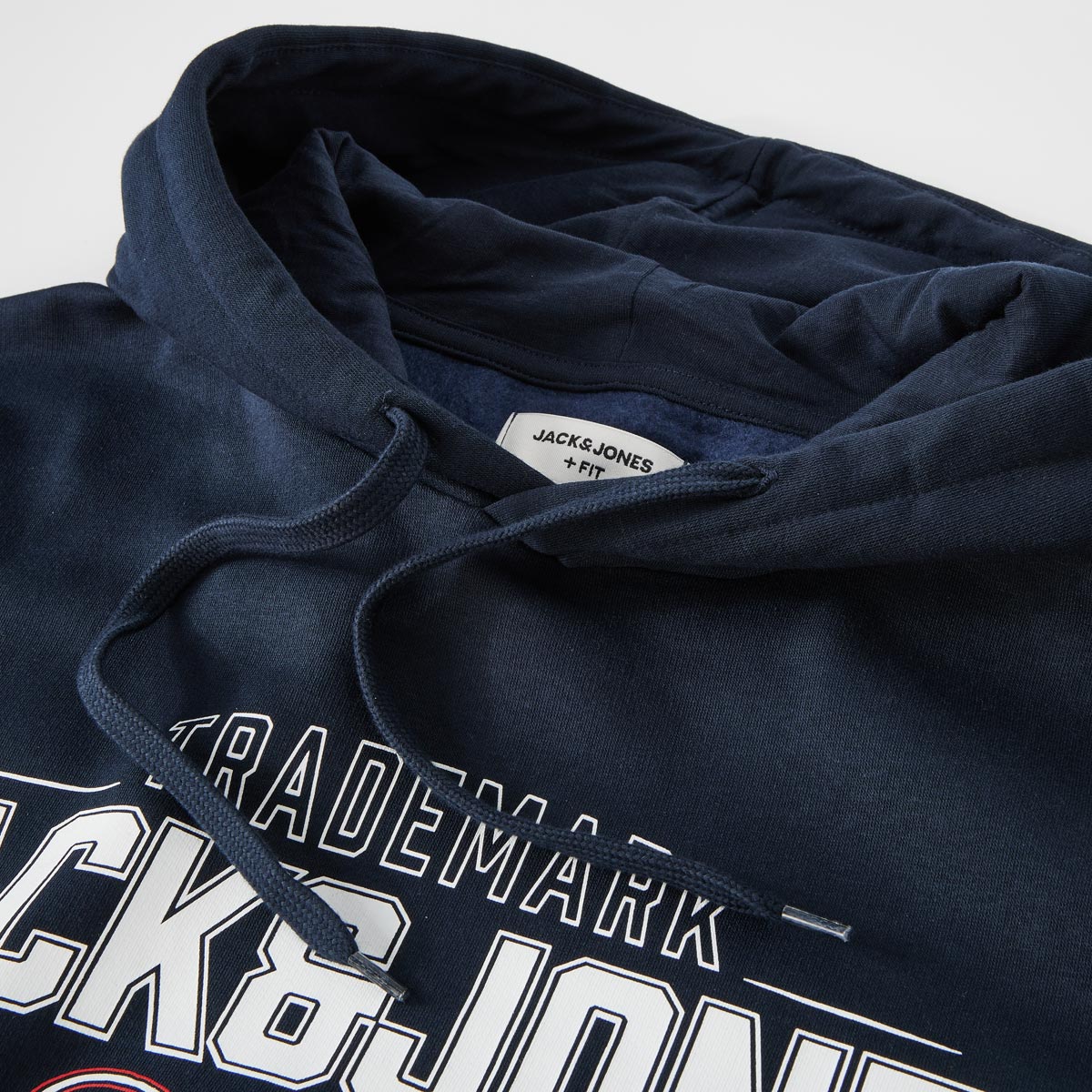 Jack&Jones Hoodie mit Label-Print blau