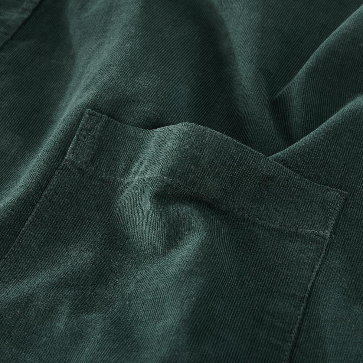 North Cordhemd aus Baumwolle grün