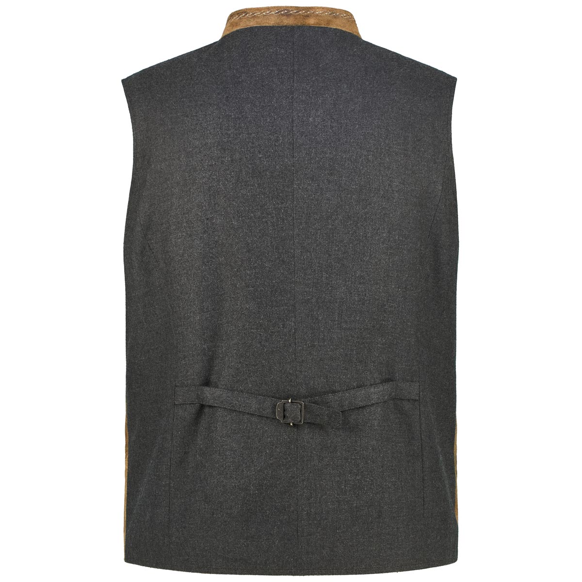 Pfundskerl Trachtenweste aus Ziegenvelour beige