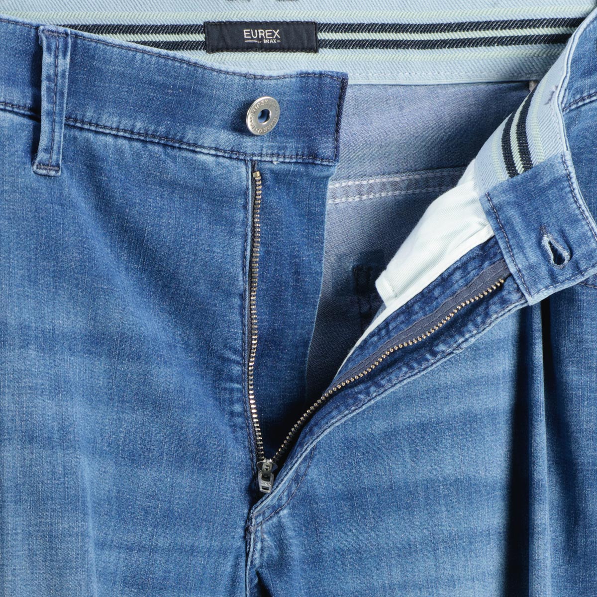 Eurex by Brax Stretch-Jeans "Luke", Tapered Fit mittelblau Eurex by Brax Stretch-Jeans "Luke", Tapered Fit mittelblau