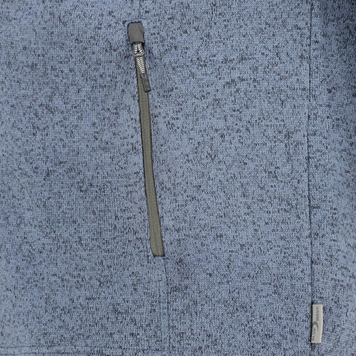 Blue Wave Strickfleecejacke, wasser-und windabweisend blau