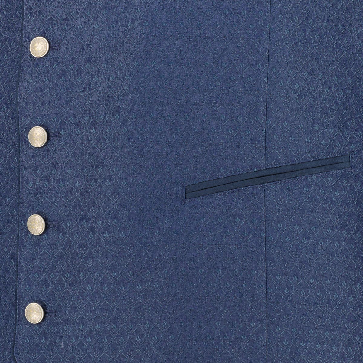 Weis Trachtenweste blau