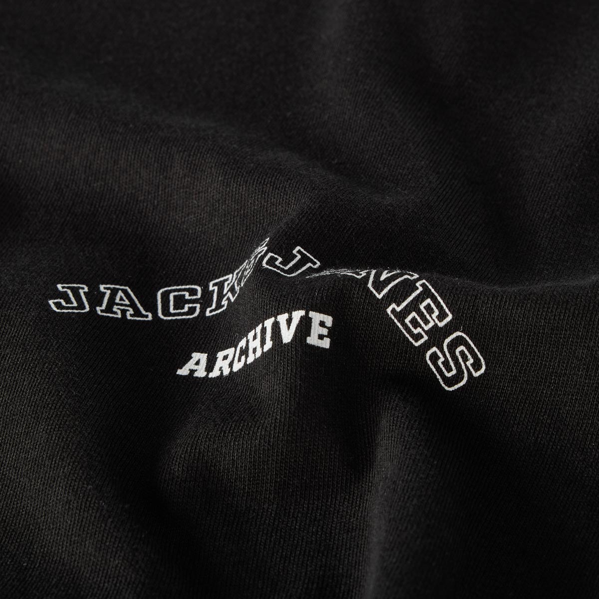 Jack&Jones T-Shirt mit Label-Print schwarz