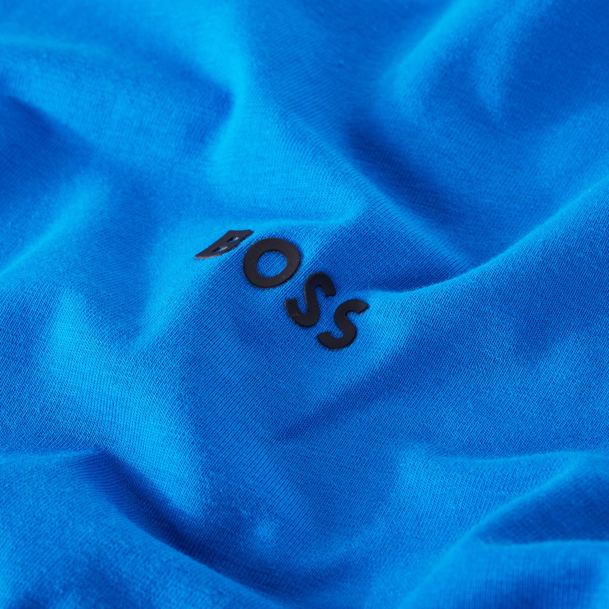 BOSS T-Shirt mit Elasthan hellblau