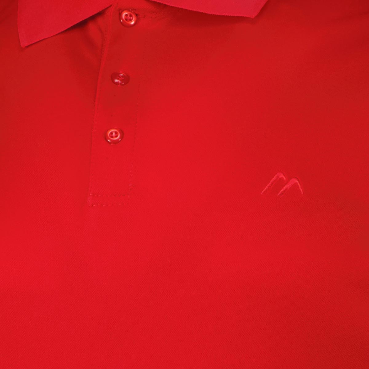 Maier Sports Funktions-Poloshirt, atmungsaktiv und schnelltrocknend rot