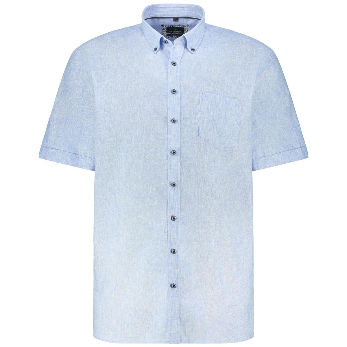 Casa Moda Freizeithemd Mit Leinen Farbe Blau Größe, 4XL