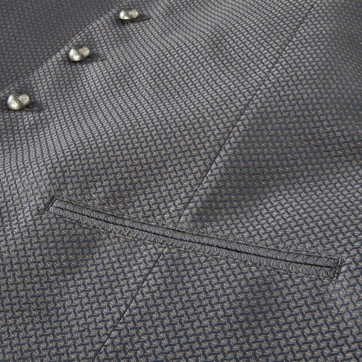 Maddox Trachtenweste grau