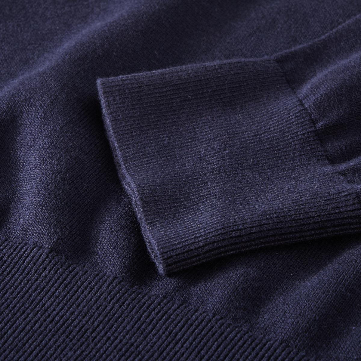 Tommy Hilfiger Feinstrickpullover aus Baumwolle marine