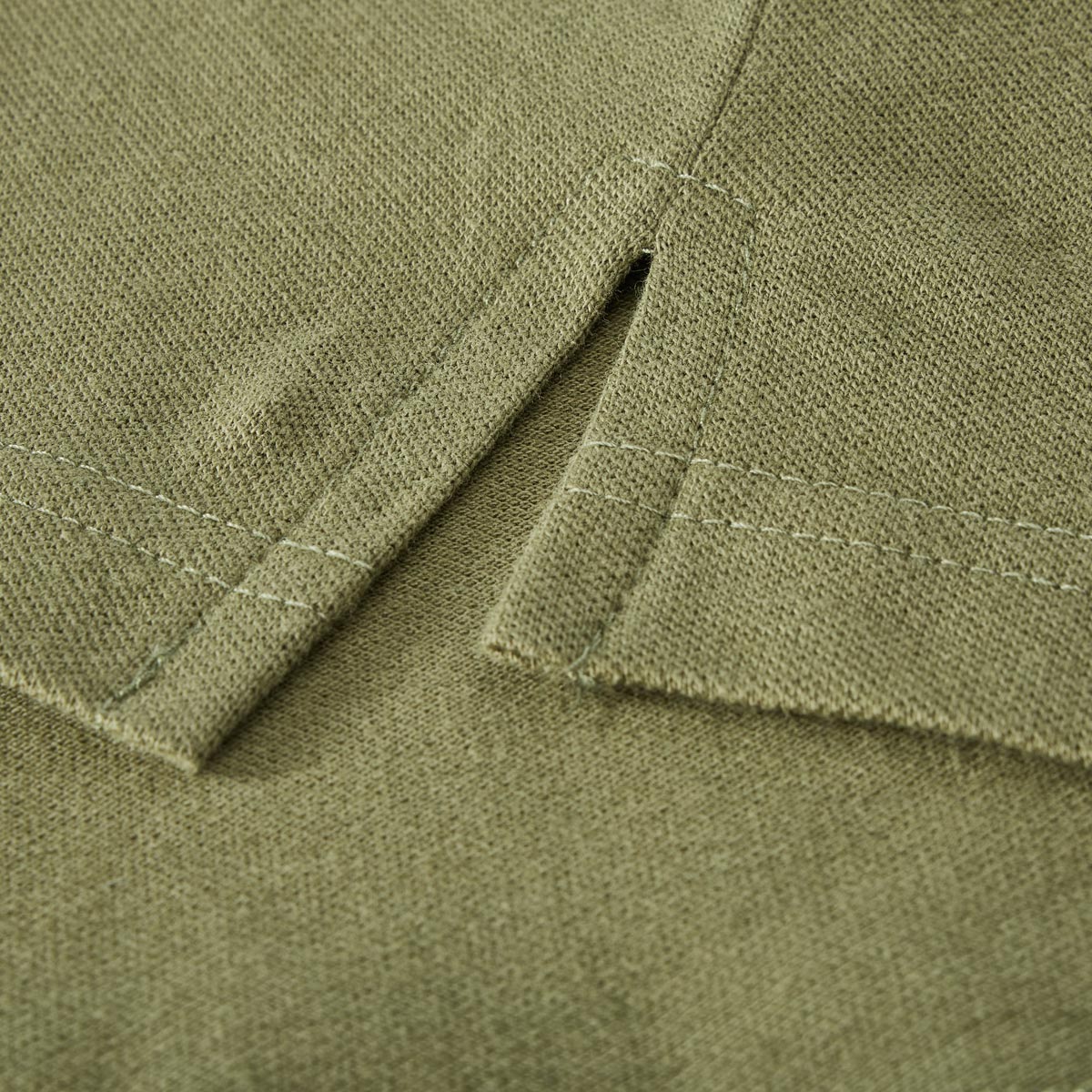 North Poloshirt mit Elasthan oliv