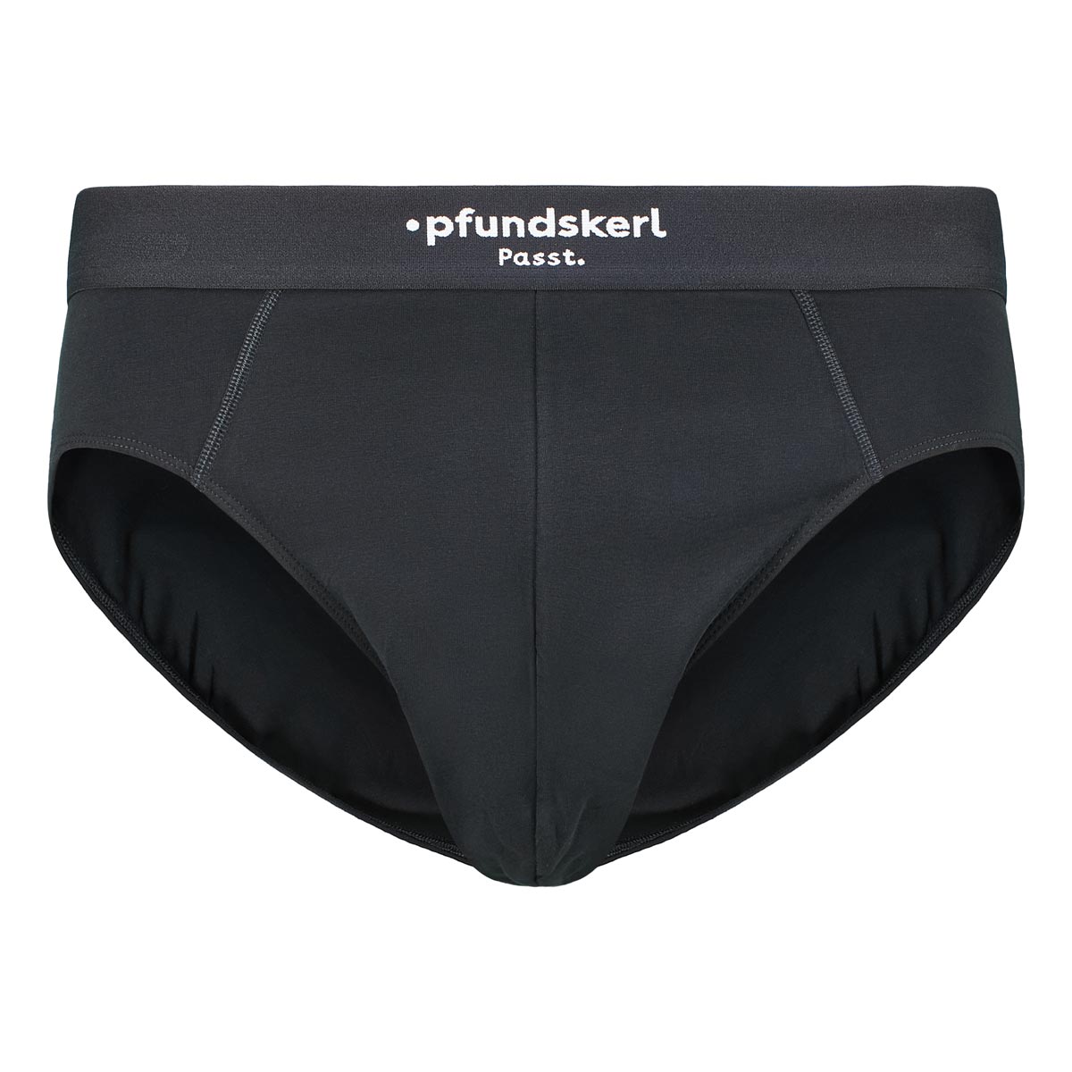Pfundskerl 7er-Pack Slips mit Elasthan schwarz