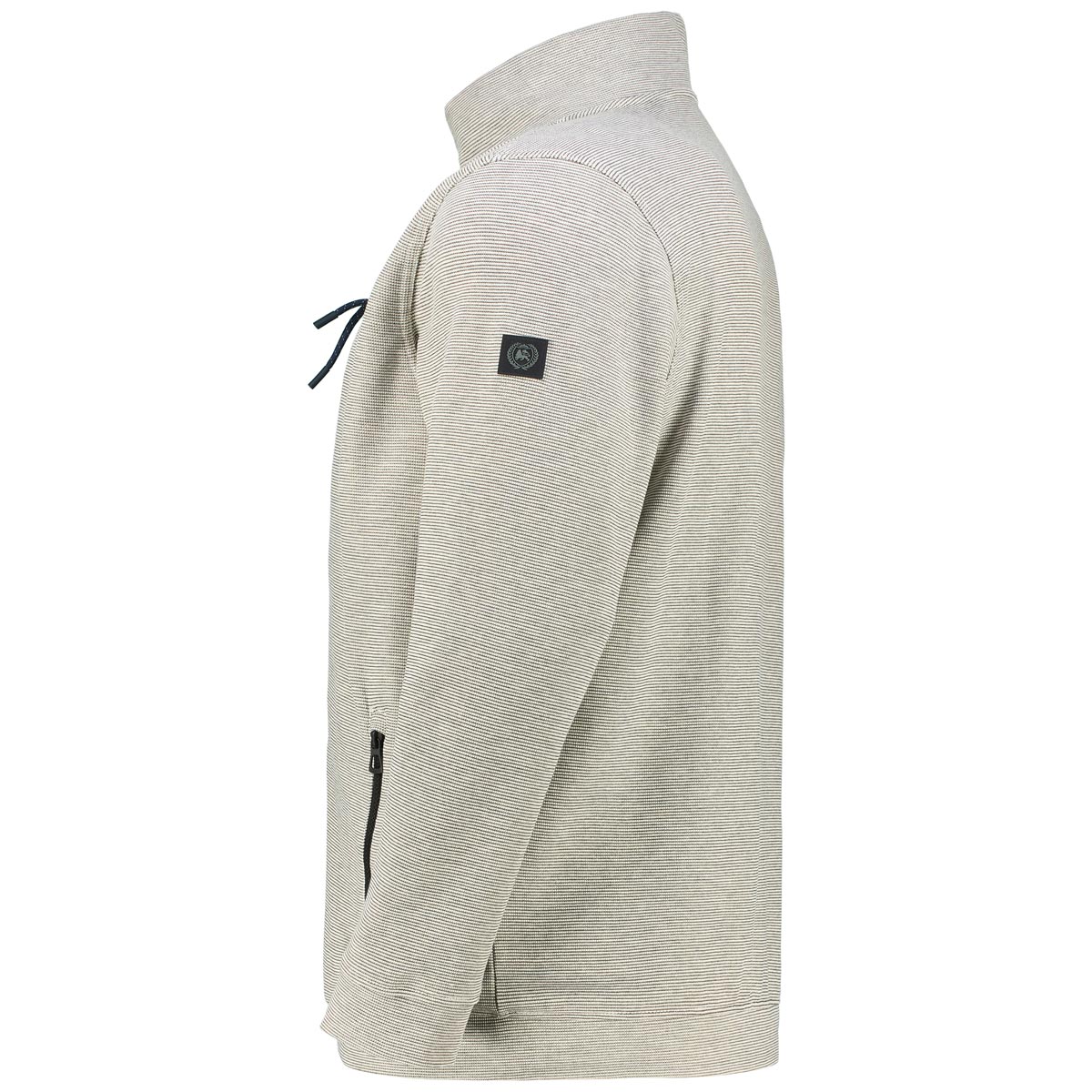 Lerros Sweatjacke aus Baumwolle beige