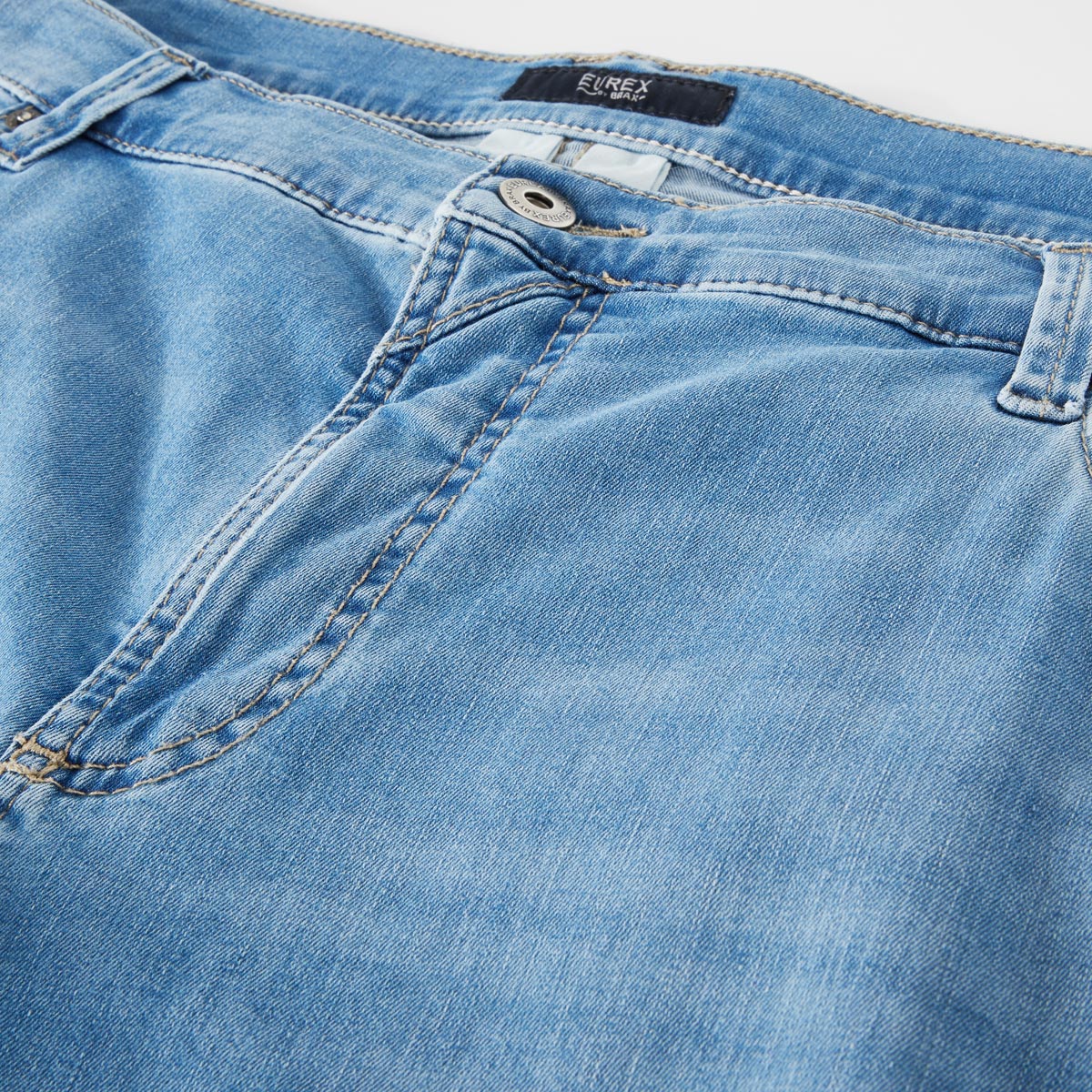 Eurex by Brax Stretch-Jeans "Luke", Tapered Fit, leicht hellblau