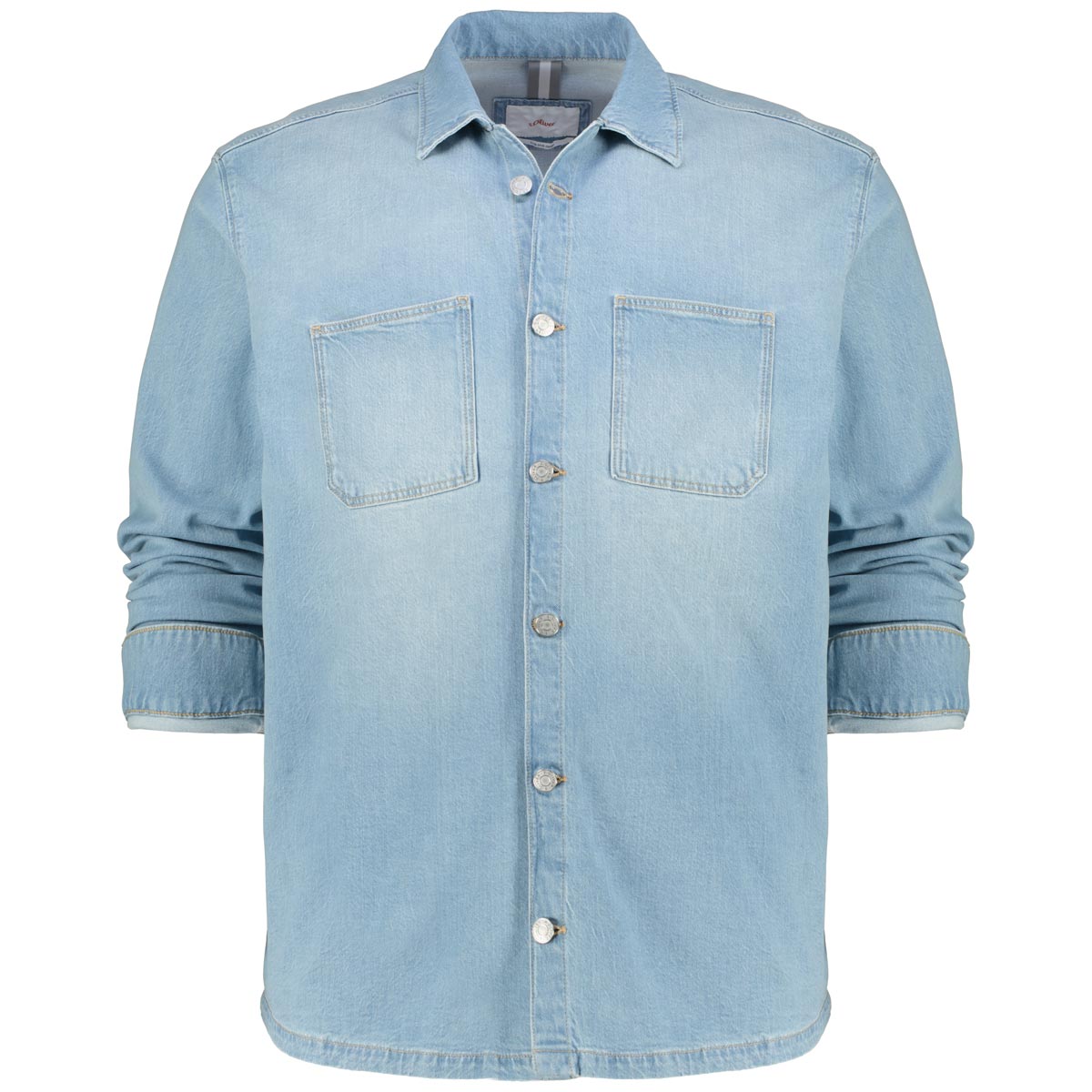 s.Oliver Jeans-Hemdjacke blau