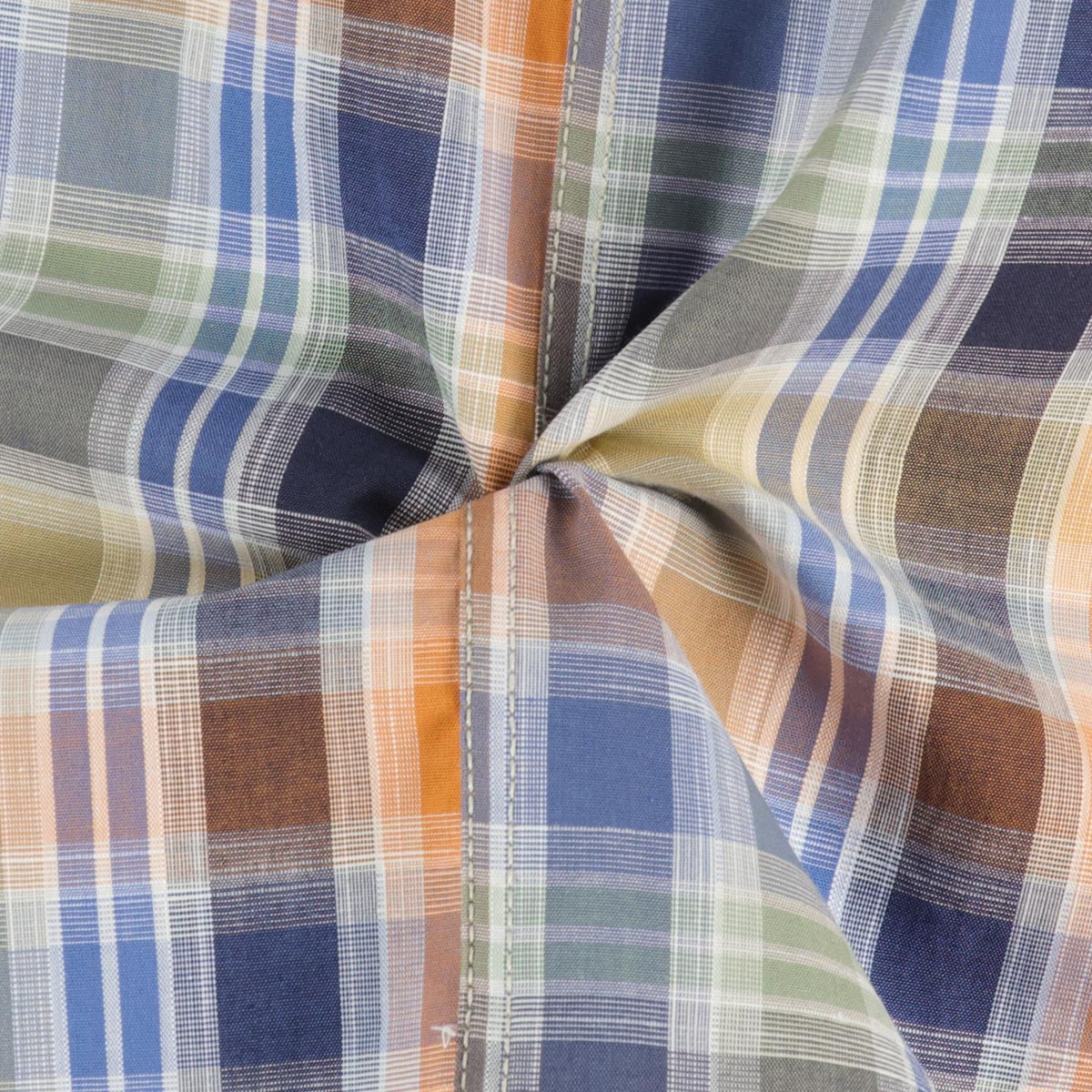 CASA MODA Kariertes Freizeithemd blau