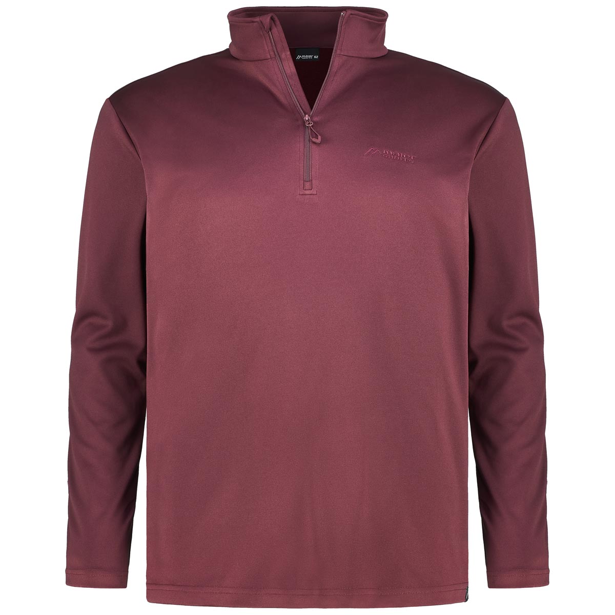 Maier Sports Funktionsshirt mit Stehkragen Farbe braun Größe: 66 günstig online kaufen