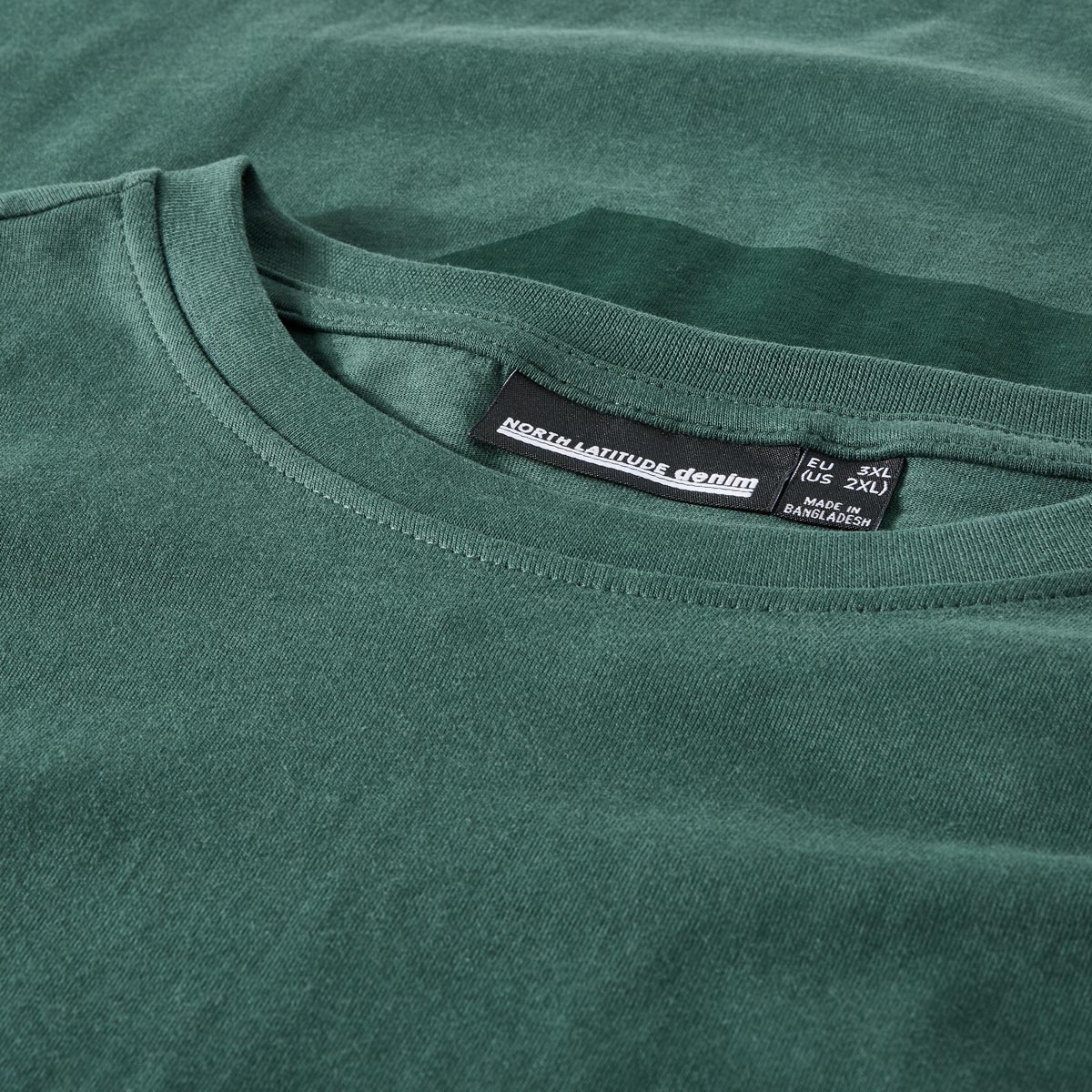 North T-Shirt mit Rückenprint grün