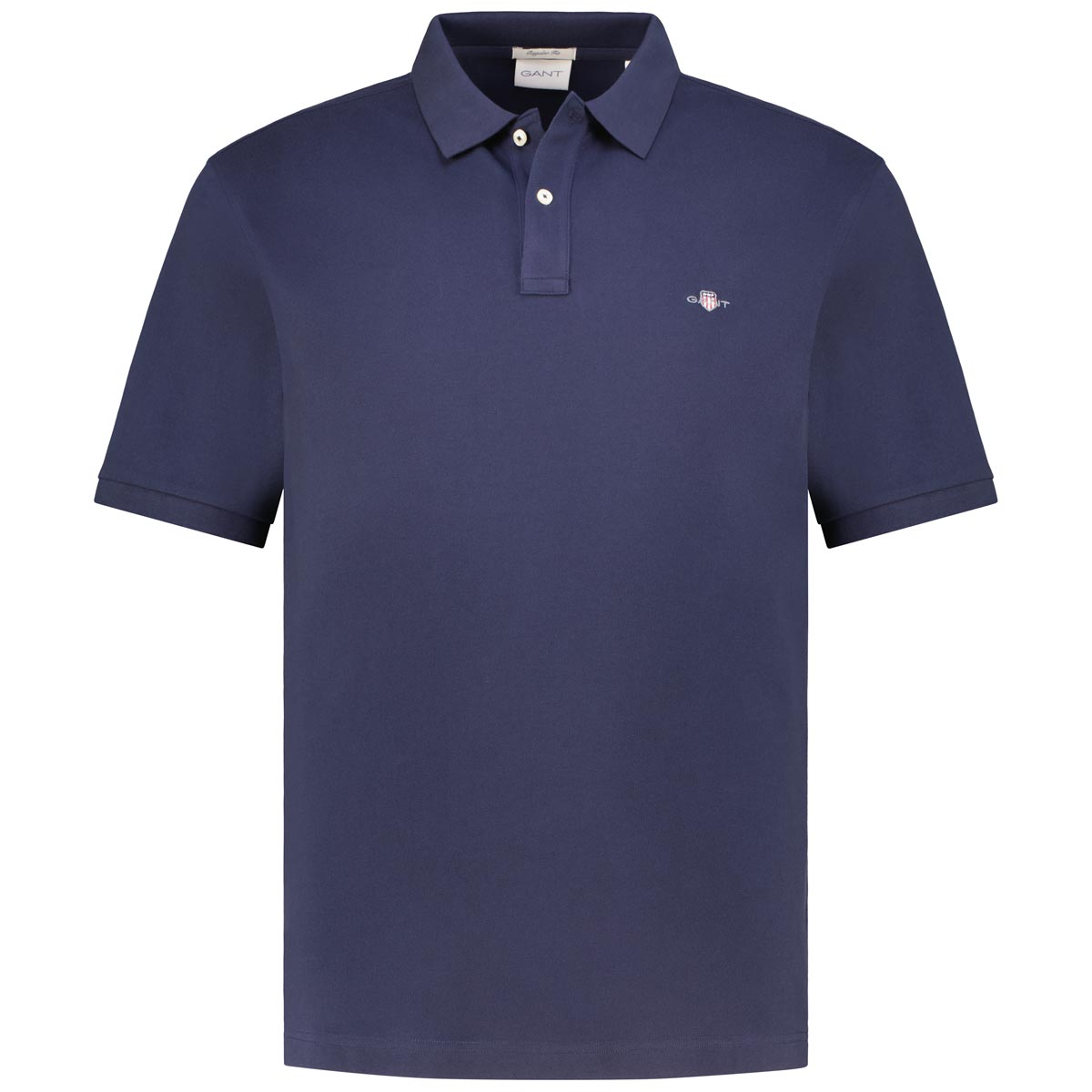 Gant Poloshirt aus Baumwolle Farbe dunkelblau Größe: 5XL günstig online kaufen