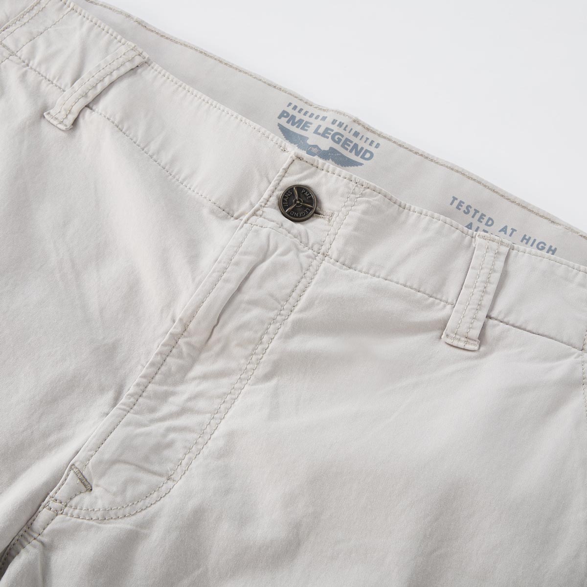 PME LEGEND Stretch-Cargo-Shorts "Nordtrop" hellgrau