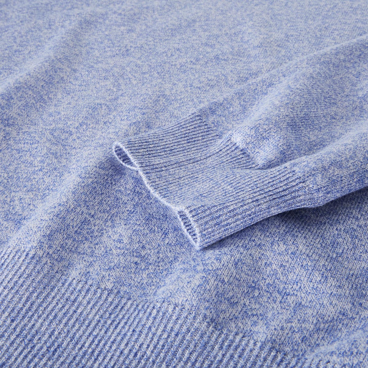 Hajo Pullover in melierter Optik dunkelblau