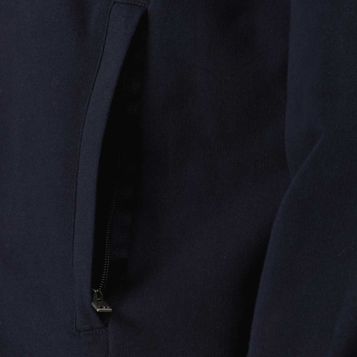 Ahorn Sweatjacke aus Baumwolle dunkelblau Ahorn Sweatjacke aus Baumwolle dunkelblau