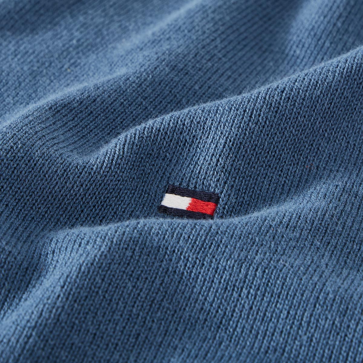 Tommy Hilfiger Pullover aus Baumwolle blau