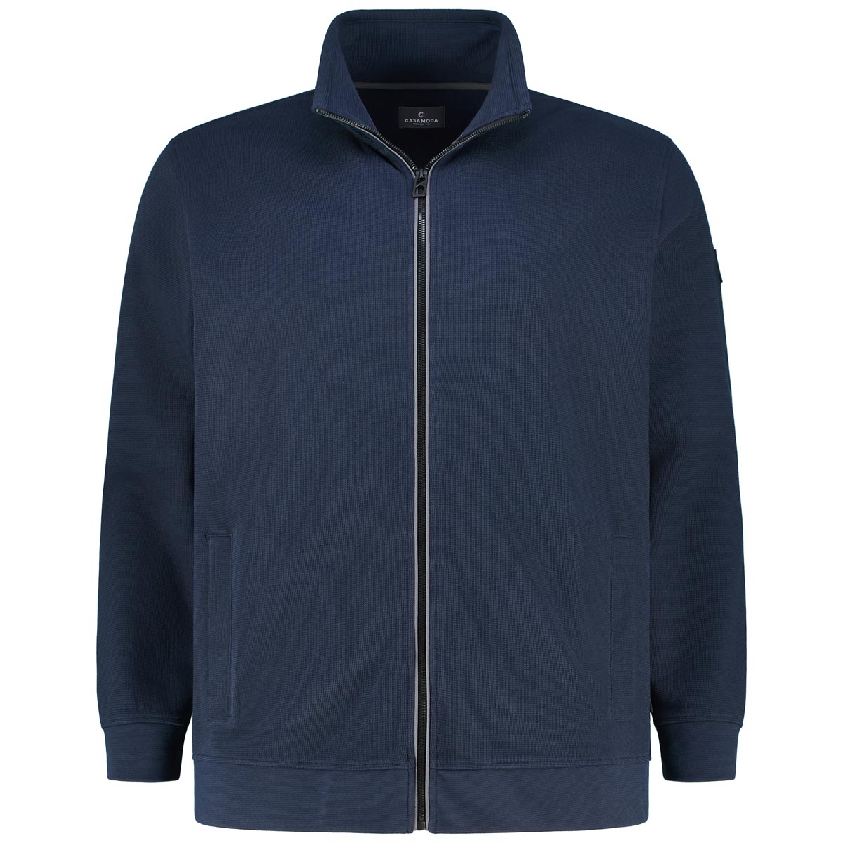 Sweatjacke aus Baumwollmischung