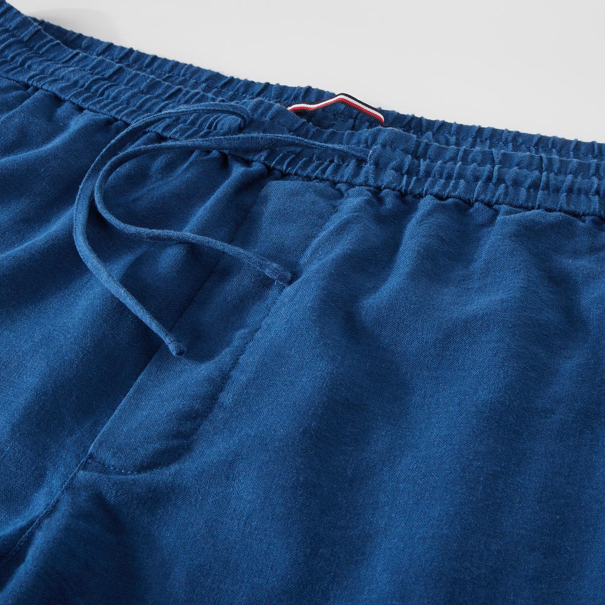 Tommy Hilfiger Chino-Shorts mit Leinen dunkelblau