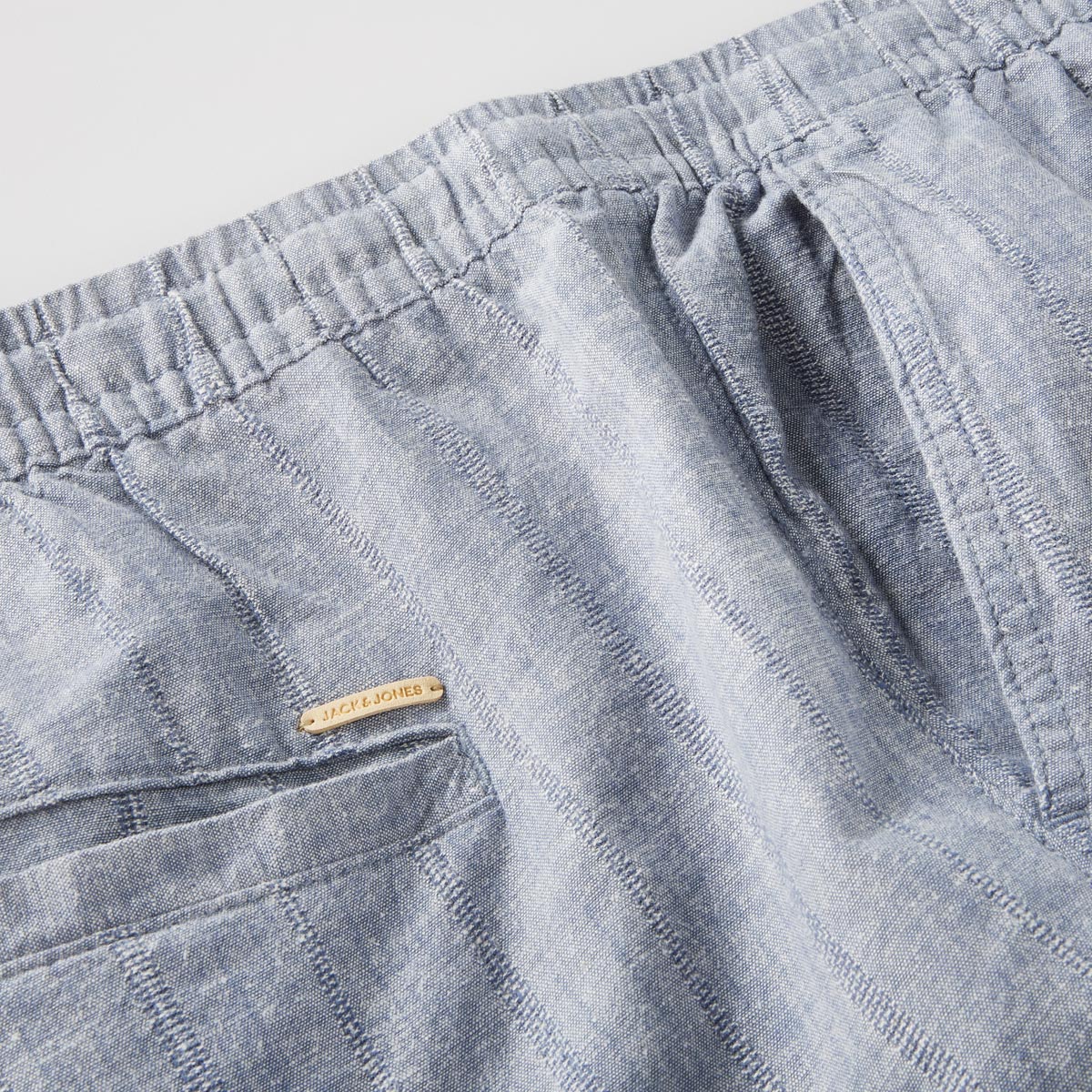 Jack&Jones Chino mit Leinen, Regular Fit blau