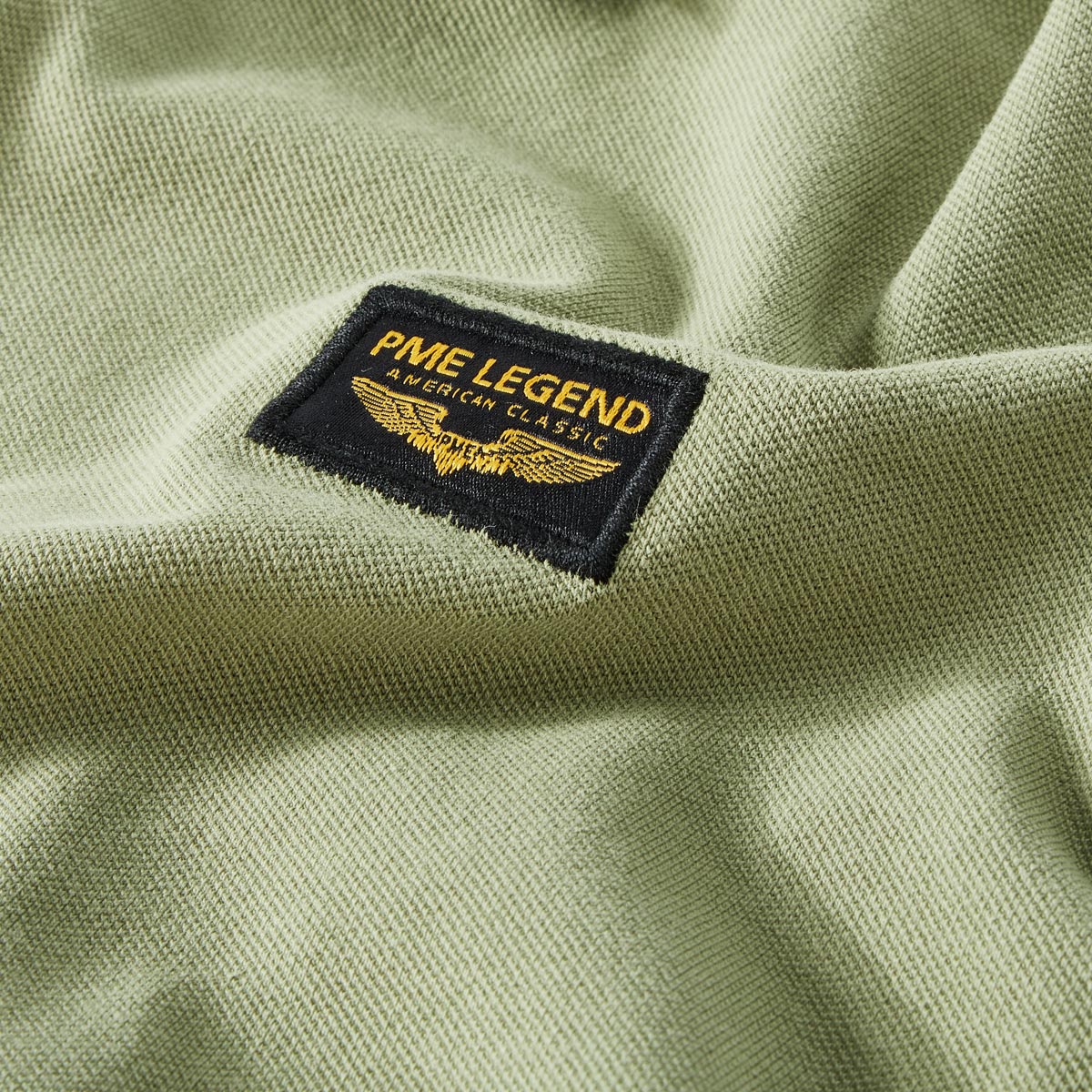 PME LEGEND Poloshirt mit Elasthan oliv