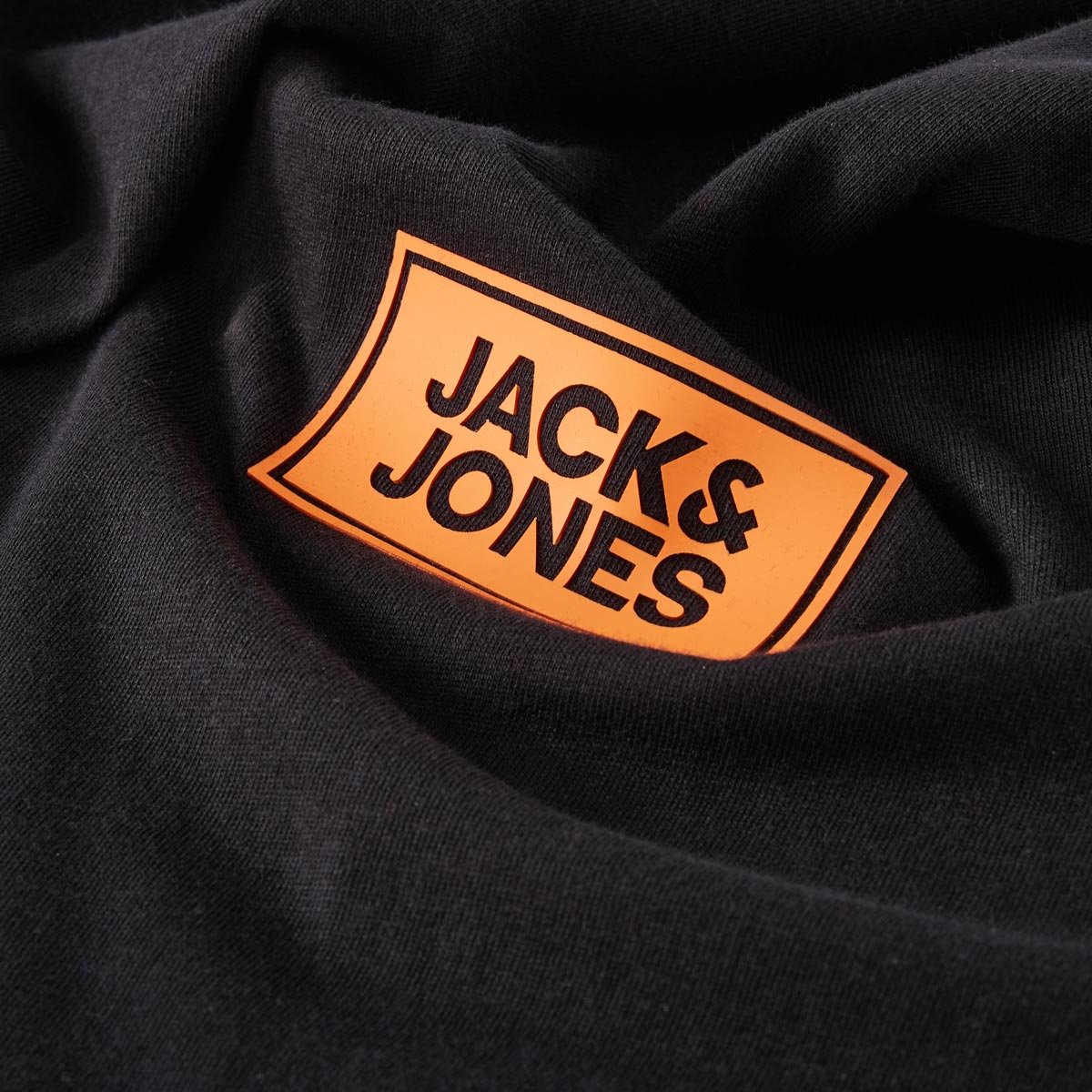 Jack&Jones T-Shirt mit Label-Print schwarz