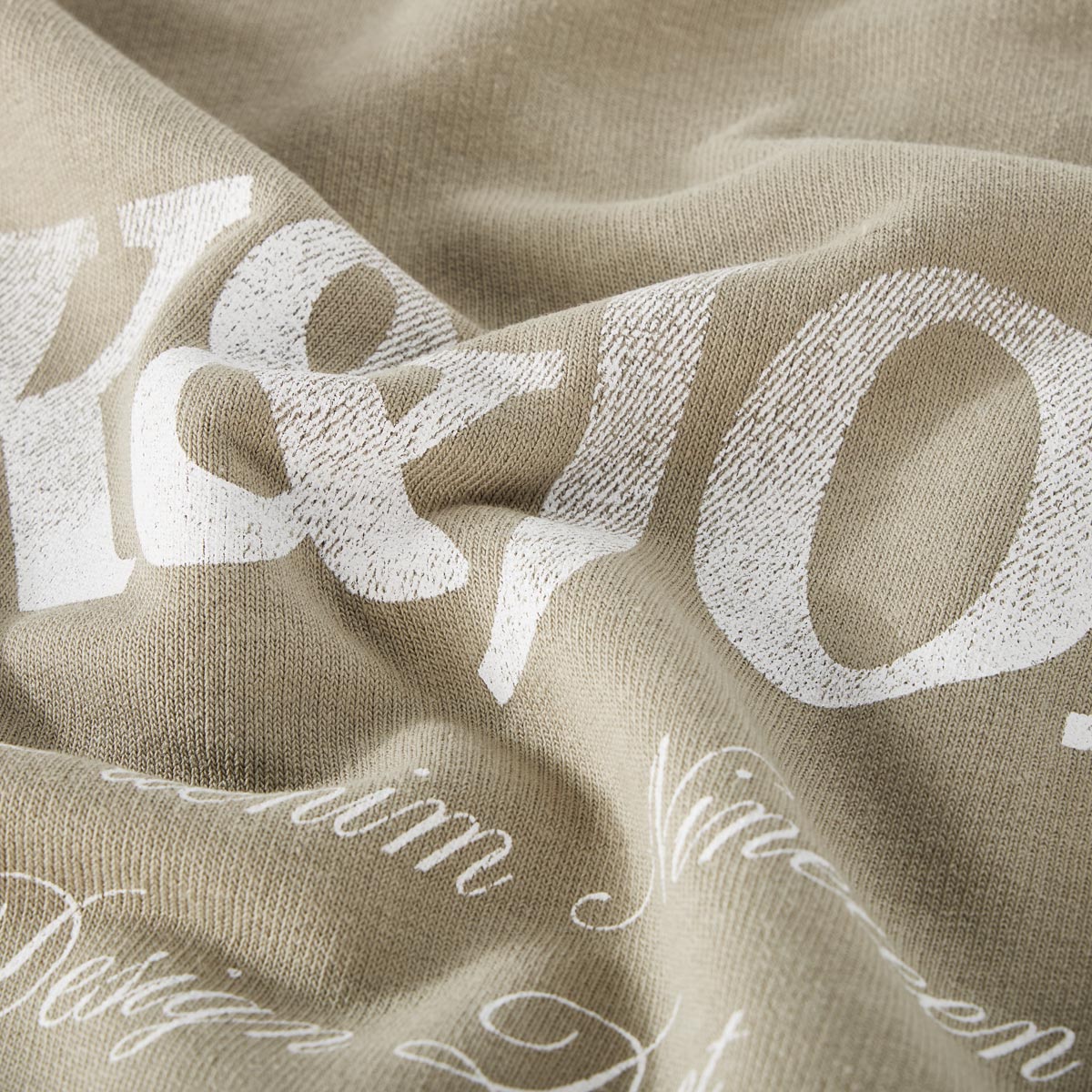 Jack&Jones Sweatshirt mit Label-Print oliv