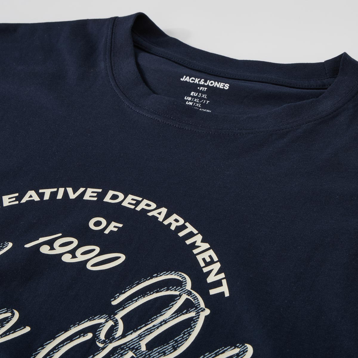 Jack&Jones T-Shirt mit Motiv-Print blau