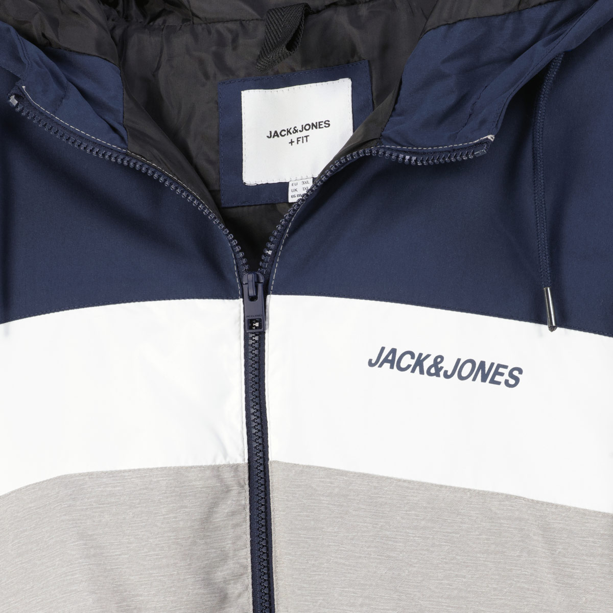 Jack&Jones Freizeitjacke, wasserabweisend blau