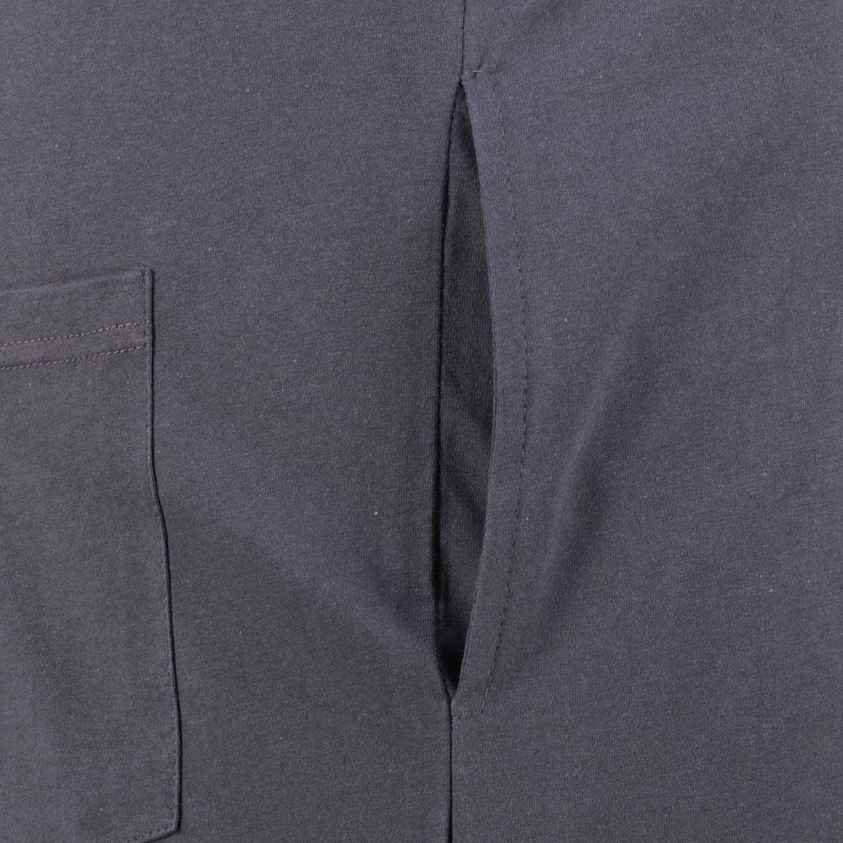 ADAMO Leichte Shorts aus Baumwoll-Jersey grau