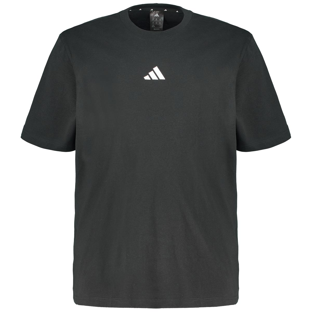 adidas T-Shirt aus Baumwolle Farbe schwarz Größe: 3XL günstig online kaufen