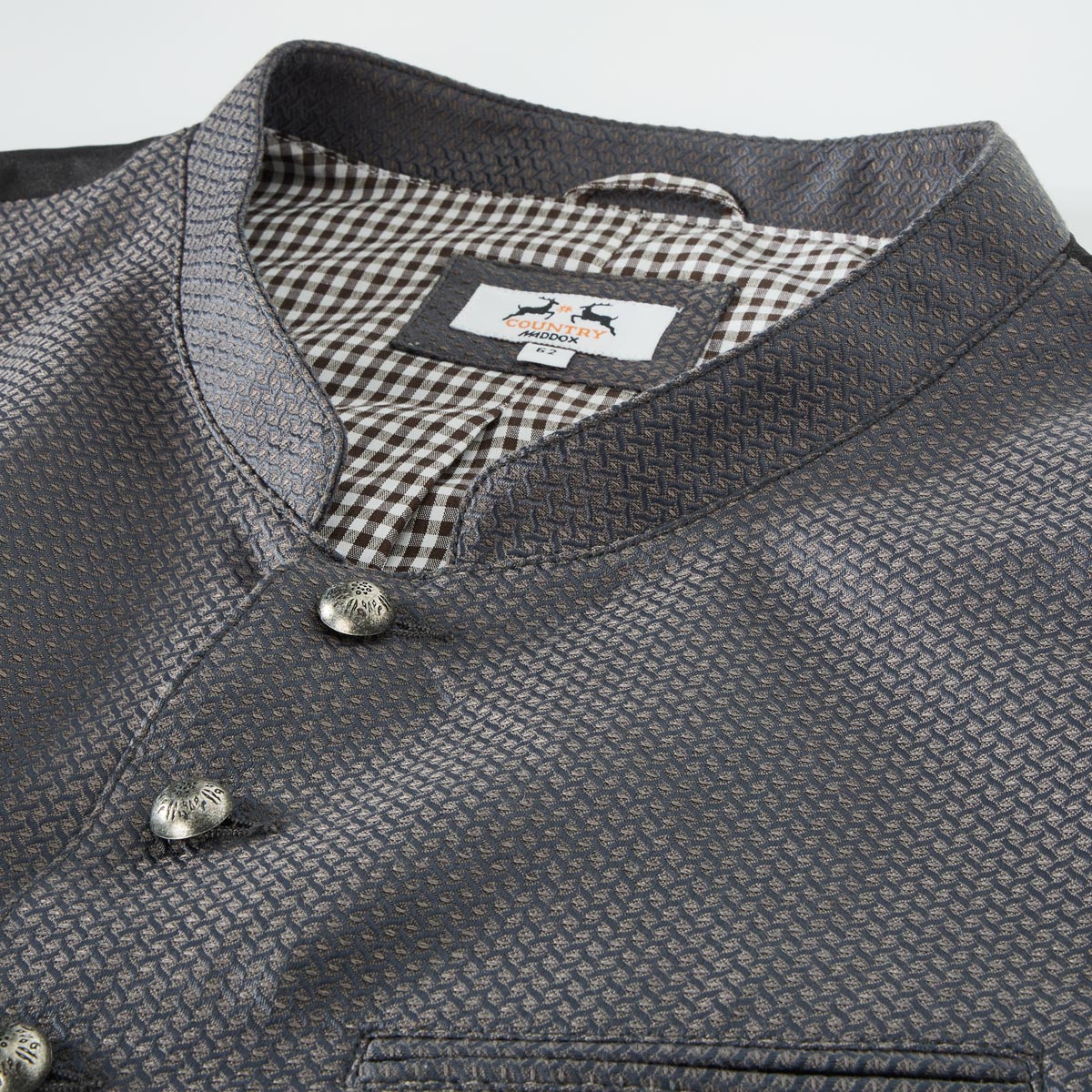 Maddox Trachtenweste grau