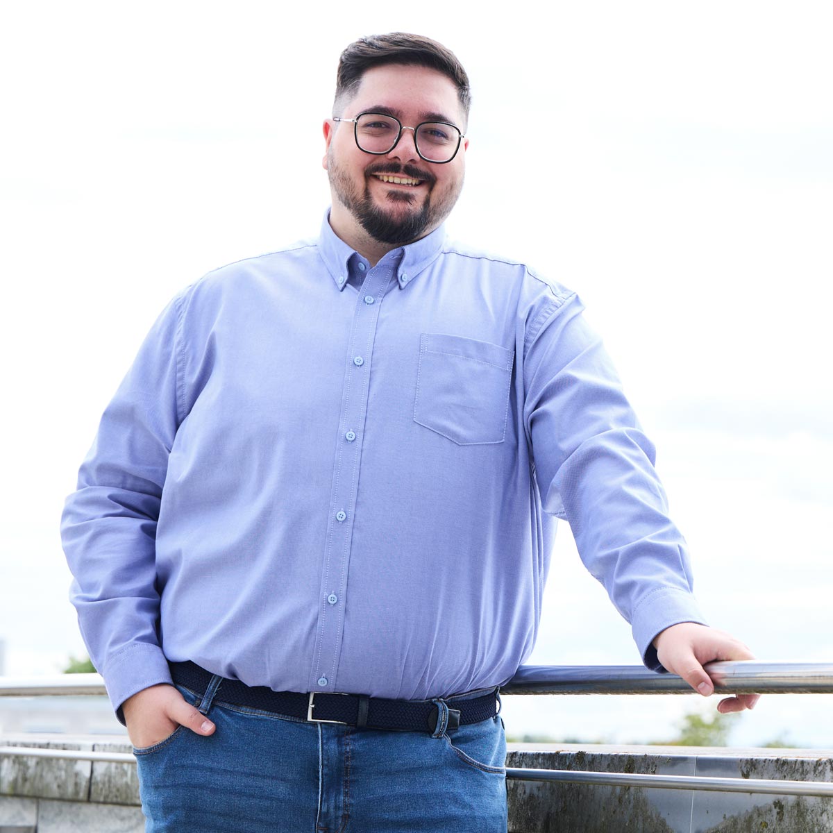 Pfundskerl Freizeithemd aus Baumwolle blau Pfundskerl Freizeithemd aus Baumwolle blau