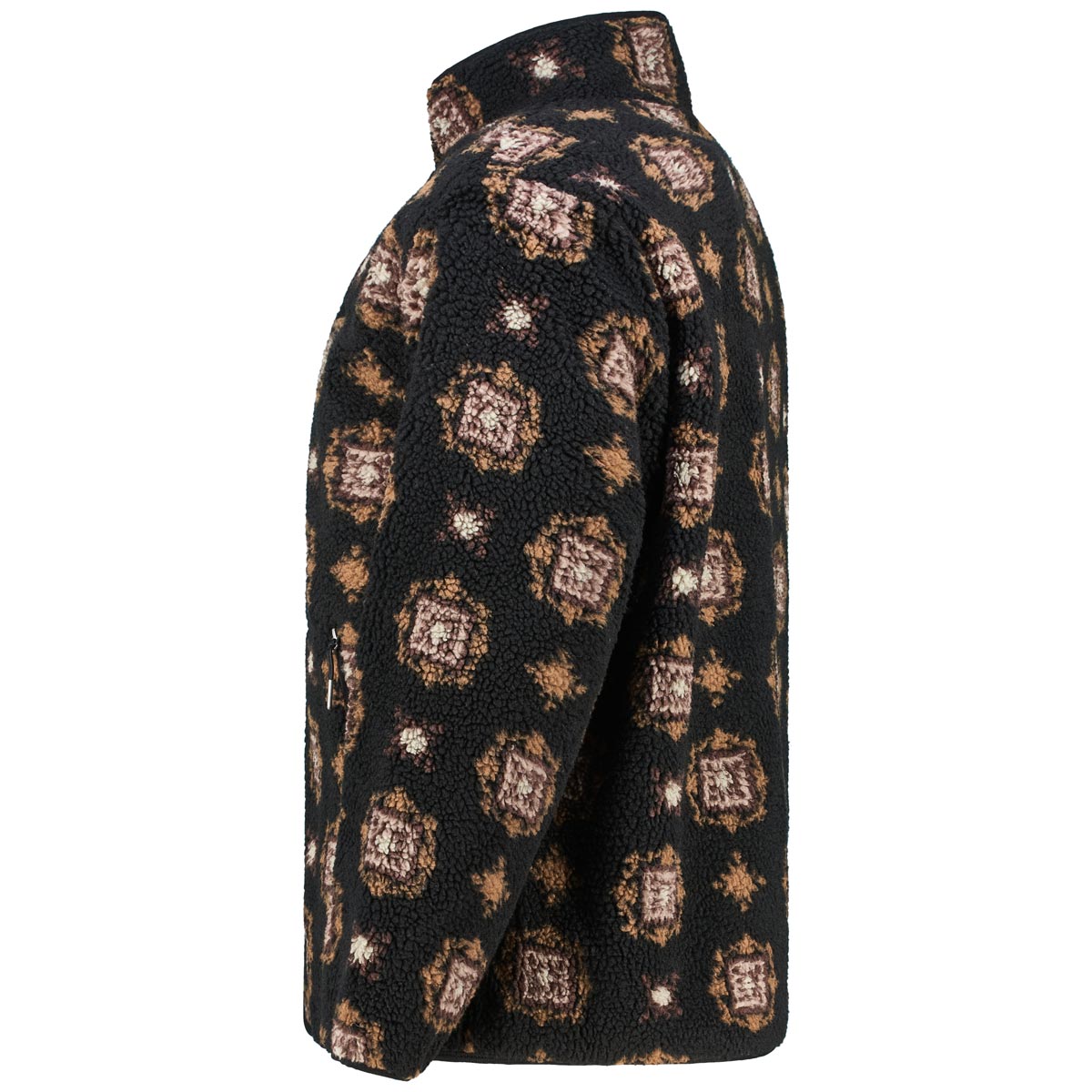 Jack&Jones Fleecejacke mit Stehkragen Farbe schwarz Größe: 5XL günstig online kaufen