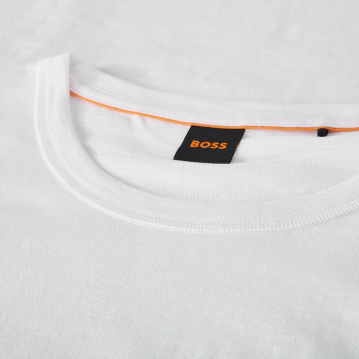 BOSS T-Shirt aus Biobaumwolle weiß