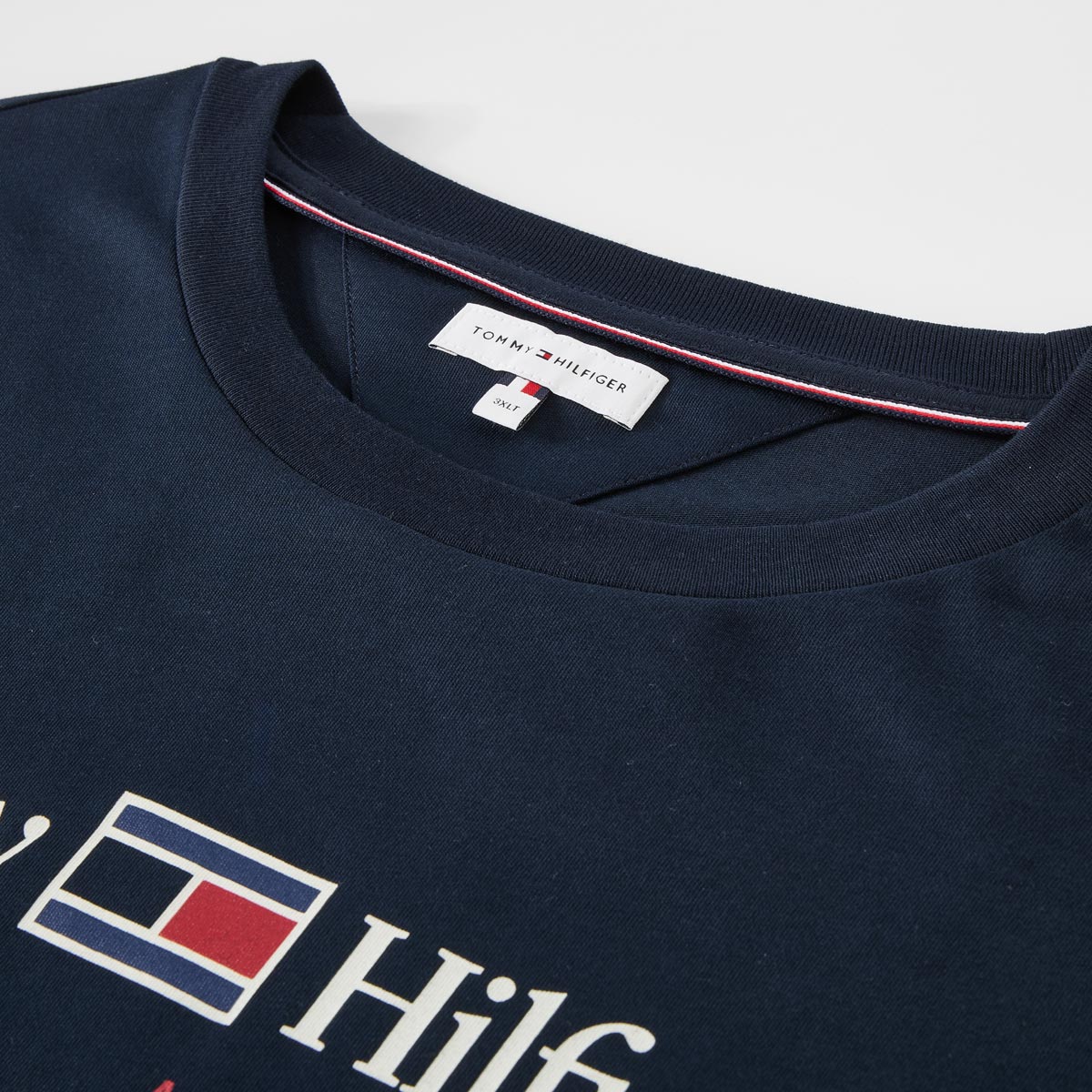 Tommy Hilfiger T-Shirt mit Label-Print marine