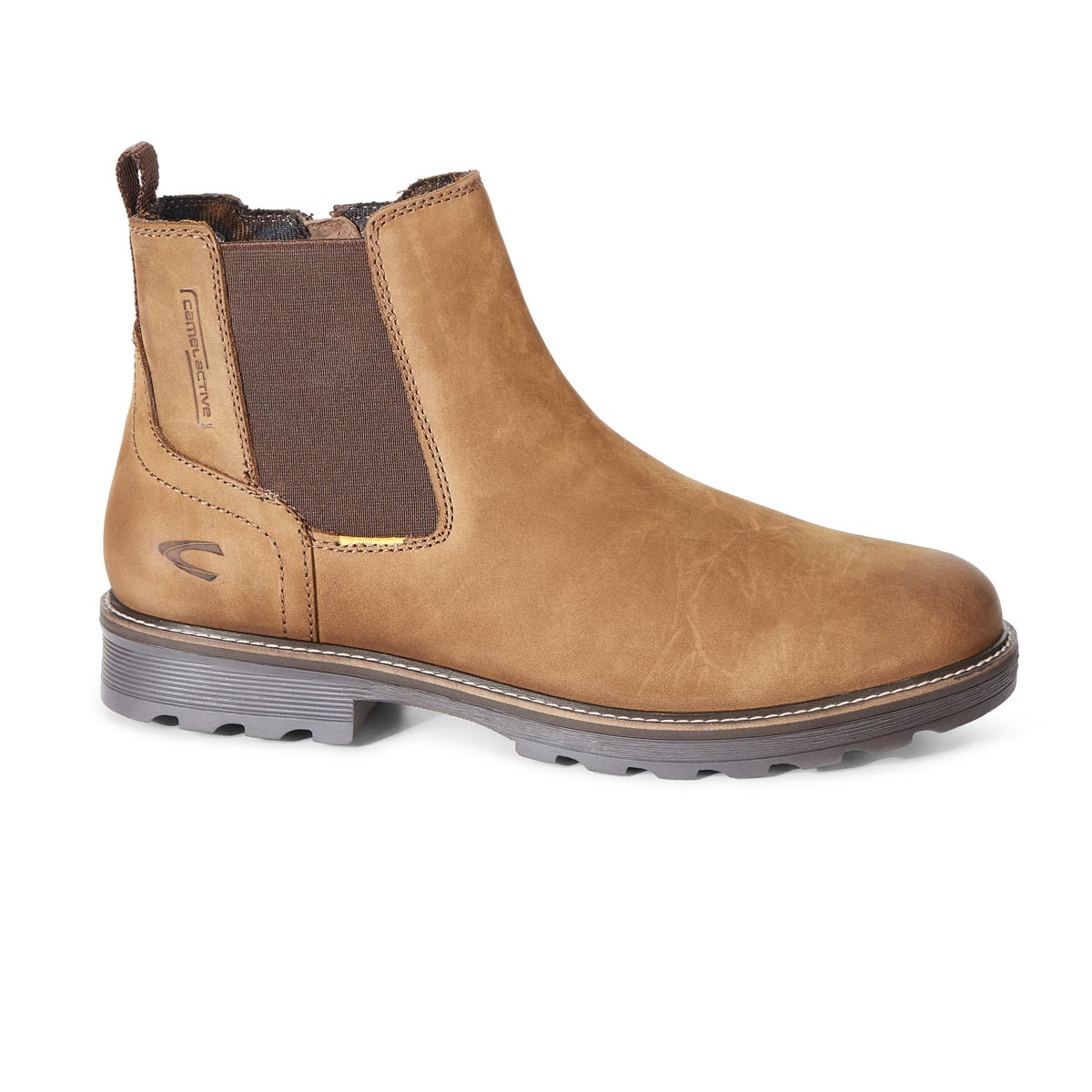 camel active Chelsea Boot "Flow" mit Reißverschluss braun