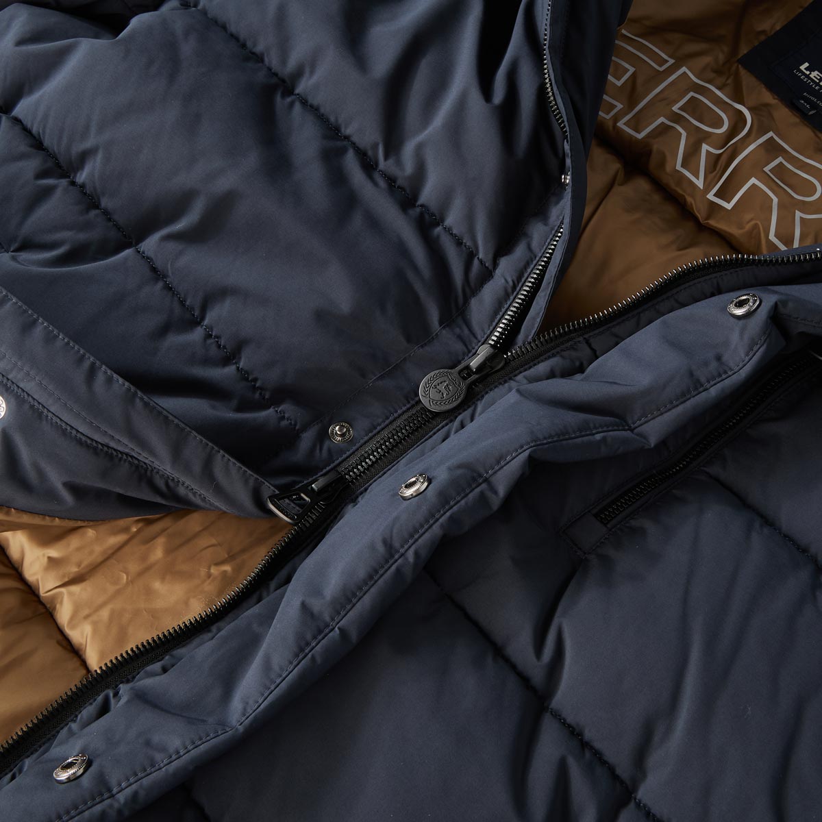 Lerros Parka mit wärmender Wattierung dunkelblau