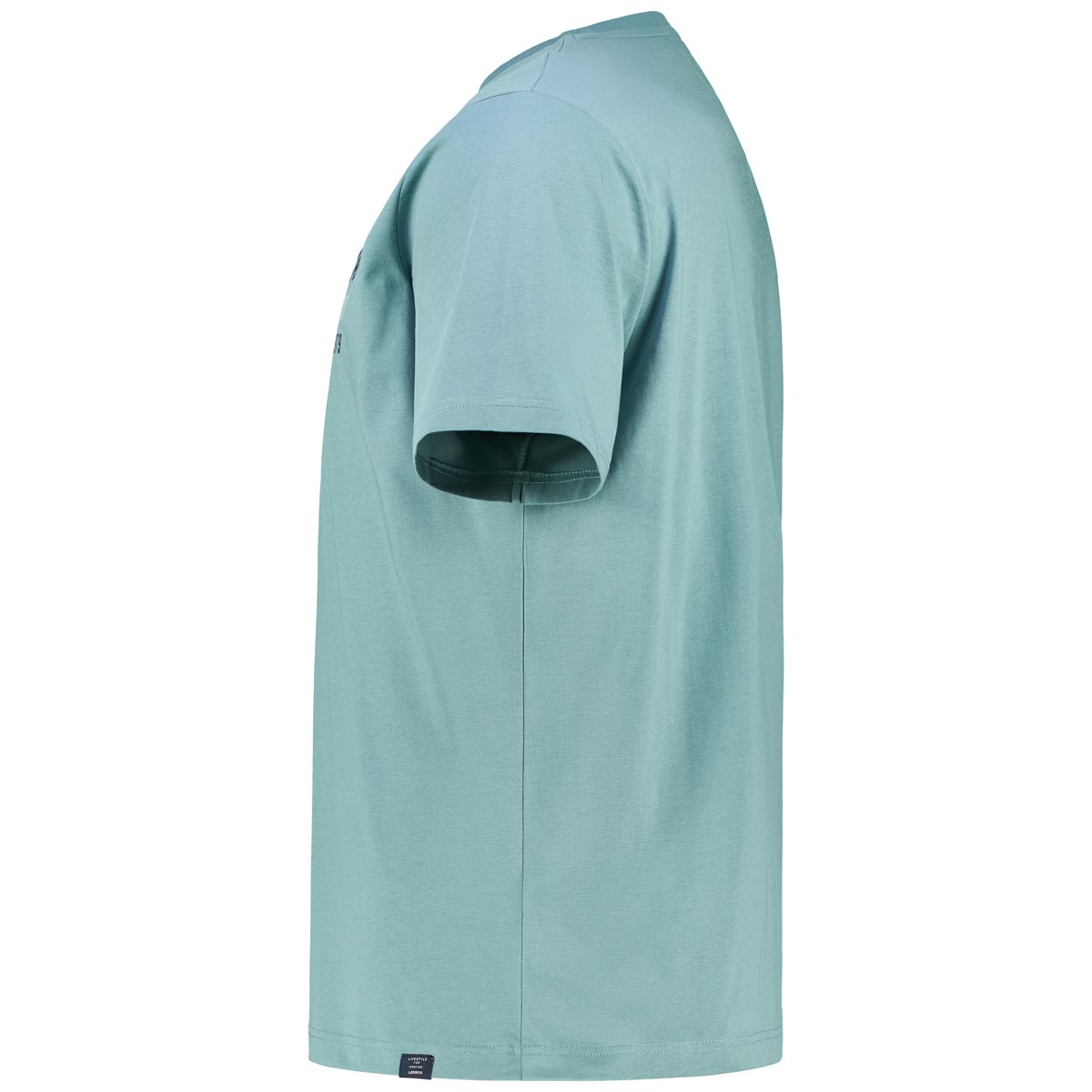 Lerros T-Shirt mit Label-Print türkis