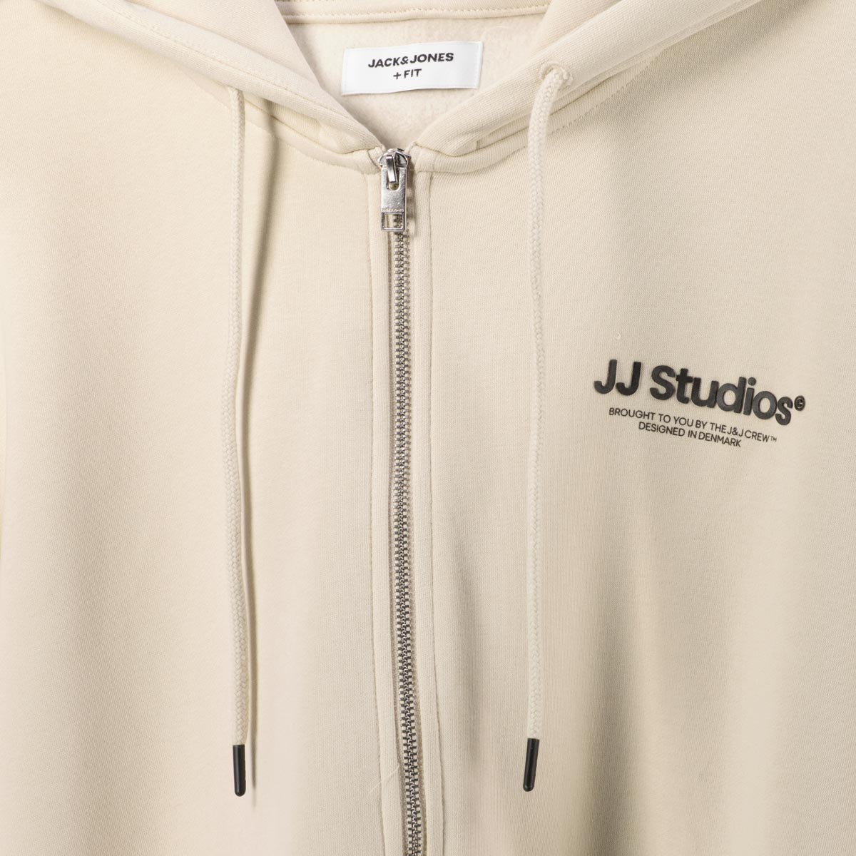 Jack&Jones Kapuzenjacke aus Baumwollmischung beige