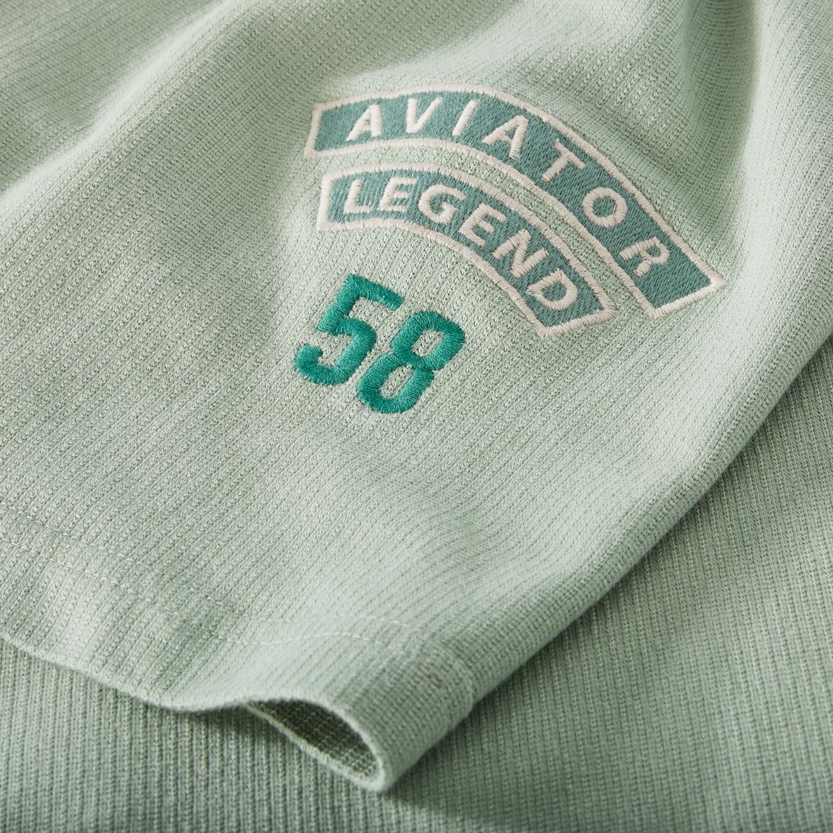 PME LEGEND T-Shirt mit Elasthan grün