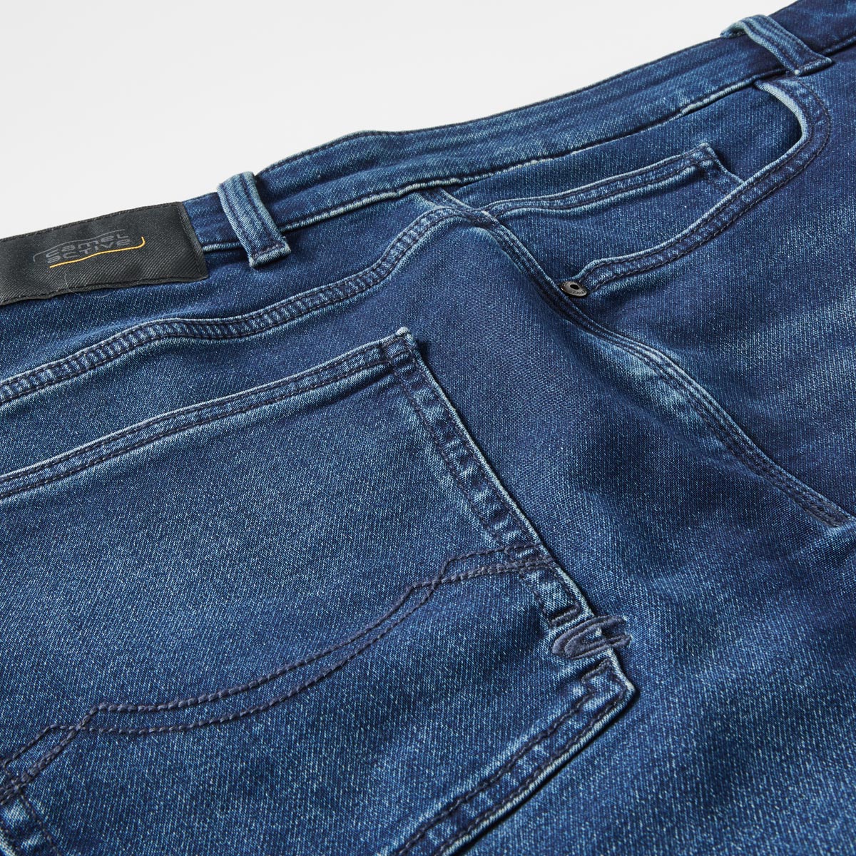 camel active Jeans-Shorts mit Stretch dunkelblau