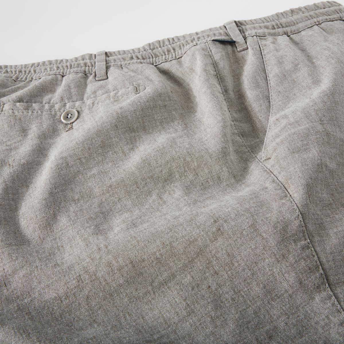 Eurex by Brax Chino mit Leinen "Till", Regular Fit grau